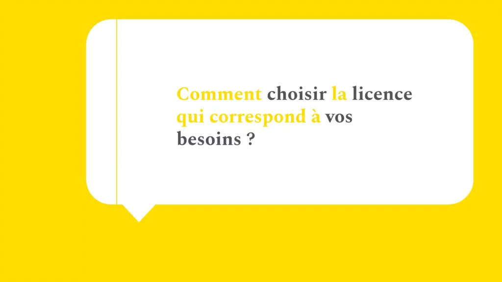 Comment choisir une licence Creative Commons ?