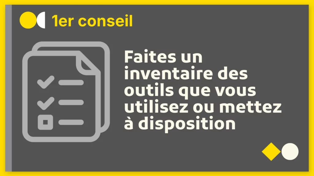 Faire un inventaire des outils IA